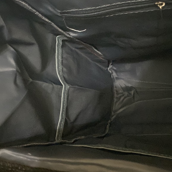 Baby Diaper Bag Maroon With Gray interior NWOT - Picture 9 of 11